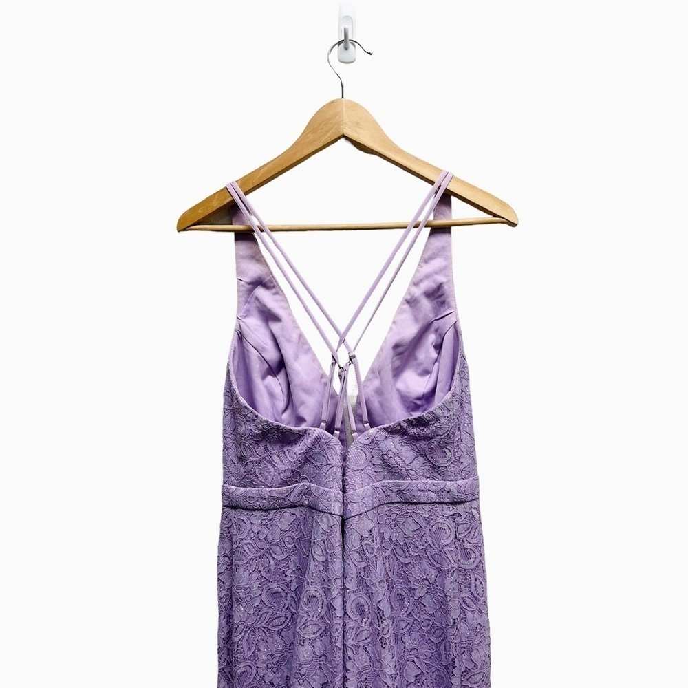 Lulu's Lavender Lace Maxi Dress - Picture 5 of 8